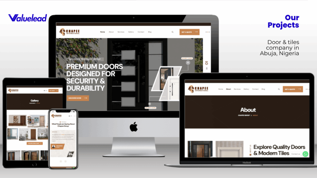 Chapee Group Website Project